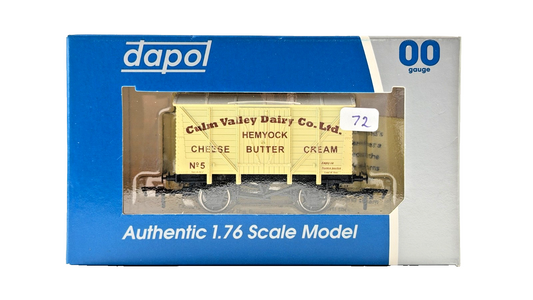 DAPOL 00 GAUGE - CULM VALLEY DAIRY HEMYOCK CHEESE BUTTER CREAM (LIMITED EDITION)