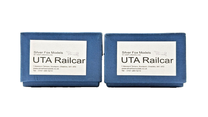 SILVER FOX MODELS OO GAUGE - UTA ULSTER TRANSPORT CLASS 600 TWO CAR RAILCAR SET