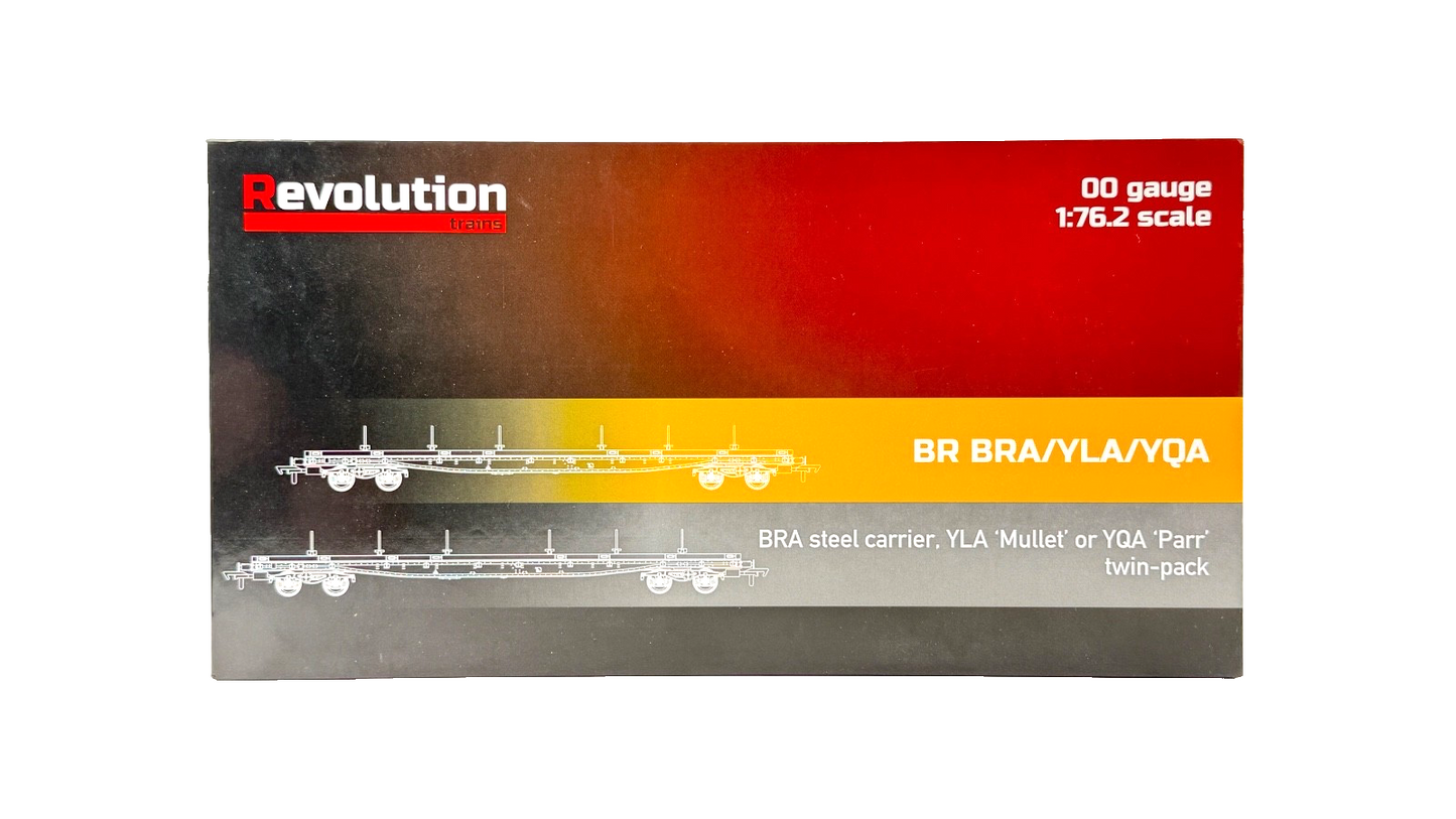REVOLUTION TRAINS OO GAUGE - RT-OO-YLA-407 - STEEL CARRIER MULLET CIVIL LINK SET