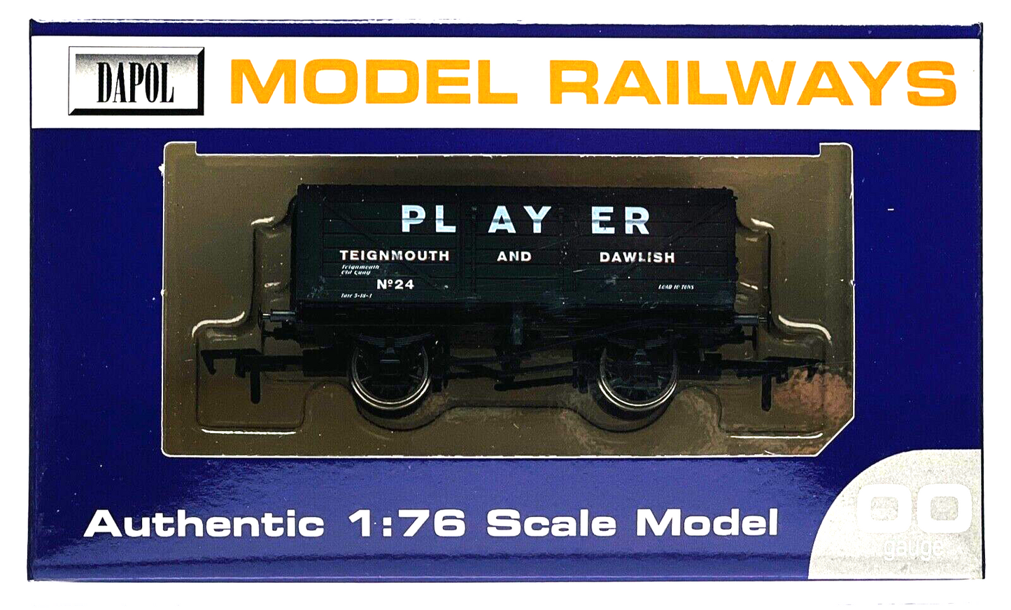 DAPOL 00 GAUGE - GEO PLAYER TEIGNMOUTH DAWLISH DEVON PLANK NO.24 (WESSEX WAGONS)