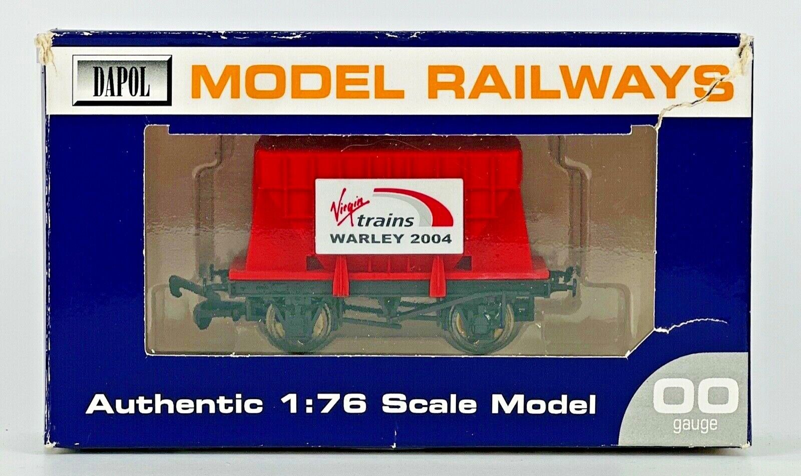 DAPOL 00 GAUGE - 'VIRGIN TRAINS WARLEY 2004' HOPPER WAGON (LIMITED EDITION)