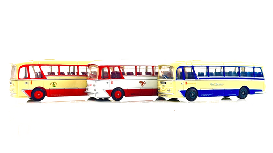 EFE/EQUIVALENT 1/76 SCALE - 3 X ASSORTED HARRINGTON CAVALIER COACHES UNBOXED #5