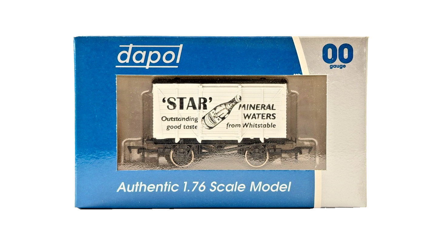 DAPOL 00 GAUGE - STAR MINERAL WATERS FROM WHITSTABLE VENT VAN (LIMITED EDITION)