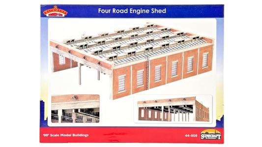 BACHMANN 00 GAUGE SCENECRAFT - 44-050 - FOUR ROAD ENGINE SHED - NEW