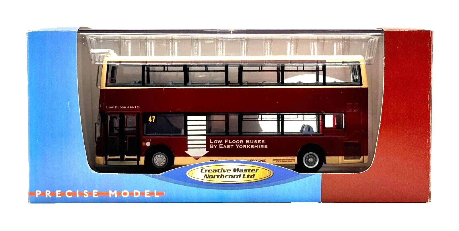 CMNL NORTHCORD 1/76 SCALE - UKBUS1006 - ALEXANDER ALX400 DENNIS EAST YORKSHIRE