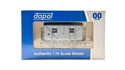 DAPOL 00 GAUGE - BASS WORTHINGTON 12T GREY VENT VAN B851902 (LIMITED EDITION)