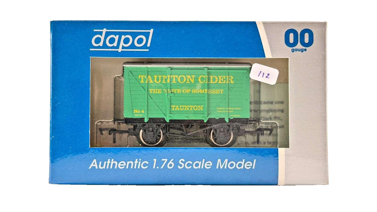 DAPOL 00 GAUGE - TAUNTON CIDER THE TASTE OF SOMERSET VAN NO.4 (LIMITED EDITION)