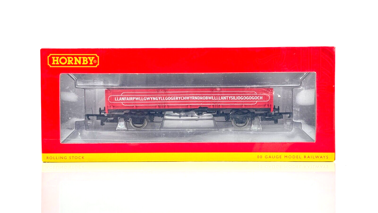 HORNBY 00 GAUGE - R6780 - LLANFAIR OPEN WAGON RED (OAA) - BOXED