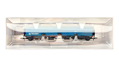 ACCURASCALE OO GAUGE - ACC2422 - SIPHON G VAN (REBUILT) BR BLUE NEWSPAPERS W1047