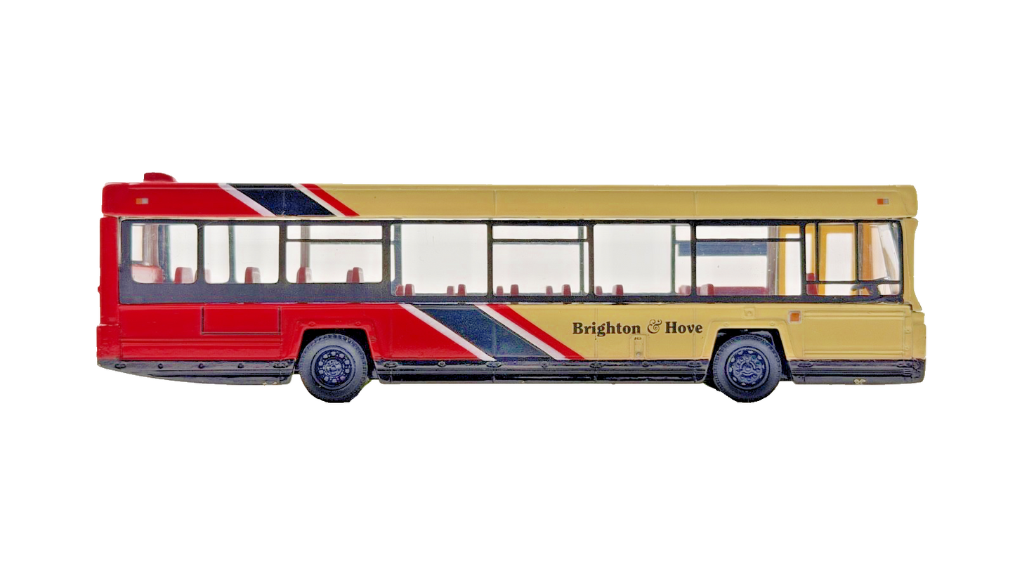 CORGI 1/76 SCALE - LEYLAND LYNX BRIGHTON & HOVE HOLLINGDEAN BUS UNBOXED