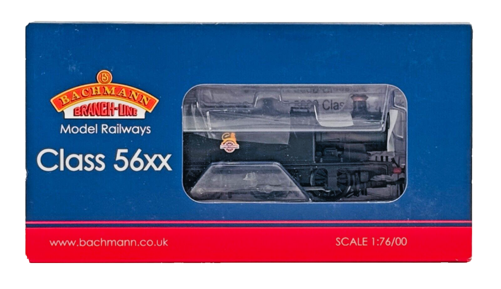 BACHMANN 00 GAUGE - 32-085 - CLASS 56XX TANK 6639 BR BLACK EARLY EMBLEM - BOXED