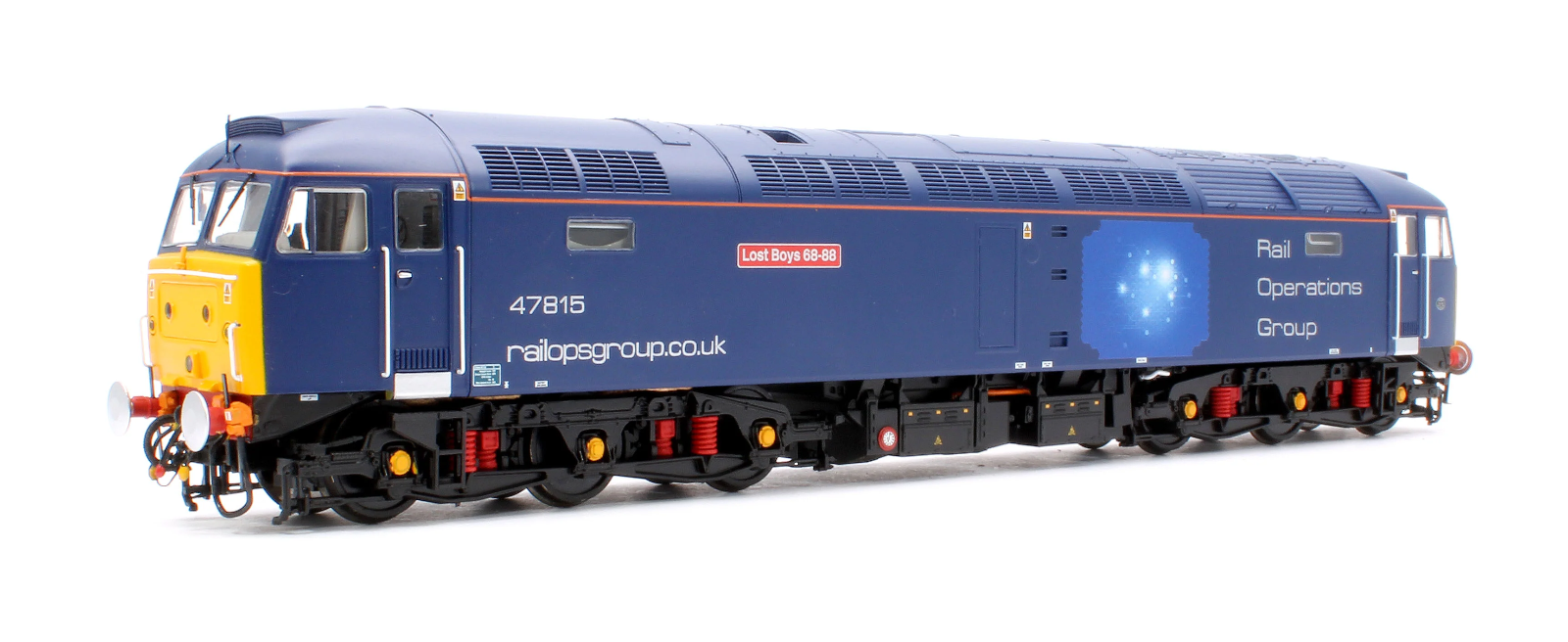 HELJAN 00 GAUGE - GM4240201 - CLASS 47/8 DIESEL 47815 ROG LOST BOYS 66-88 - NEW