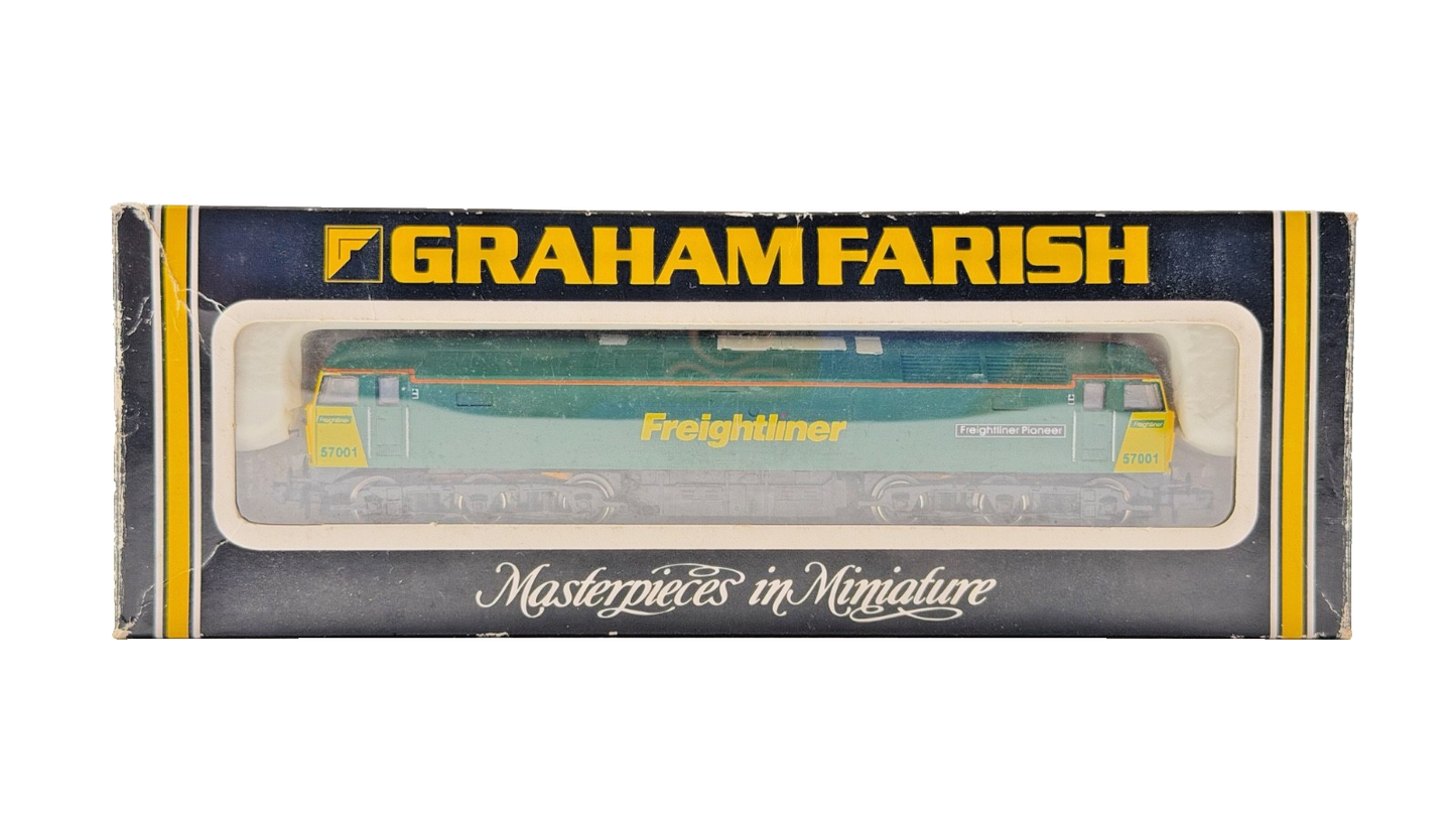GRAHAM FARISH N GAUGE - NO.804A - CLASS 57 DIESEL 57001 FREIGHTLINER PIONEER
