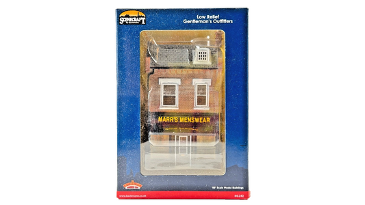 BACHMANN OO GAUGE SCENECRAFT - 44-242 - LOW RELIEF GENTLEMAN'S OUTFITTERS - NEW