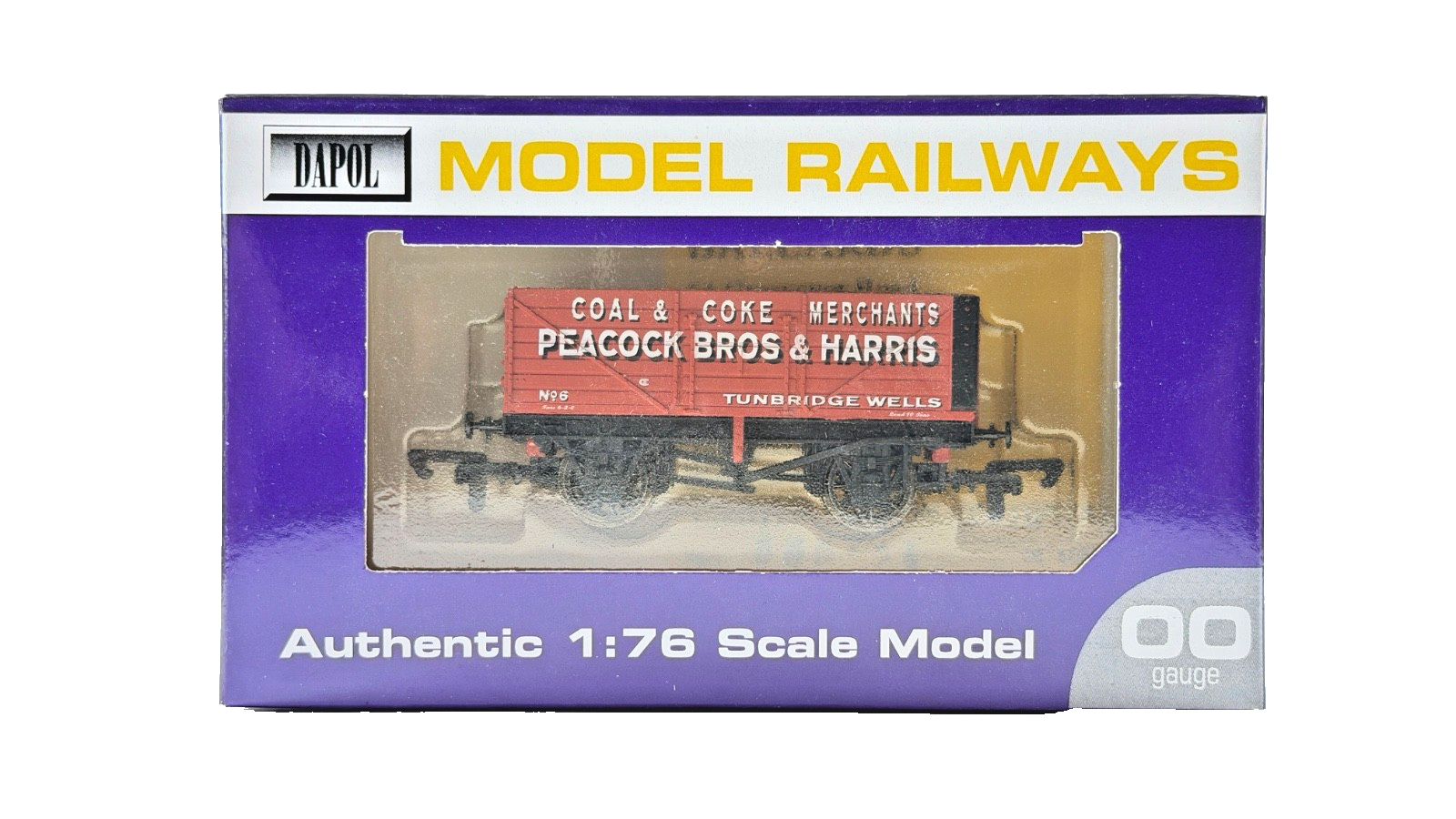 DAPOL 00 GAUGE - PEACOCK BROS & HARRIS TUNBRIDGE WELLS WAGON 6 (LIMITED EDITION)