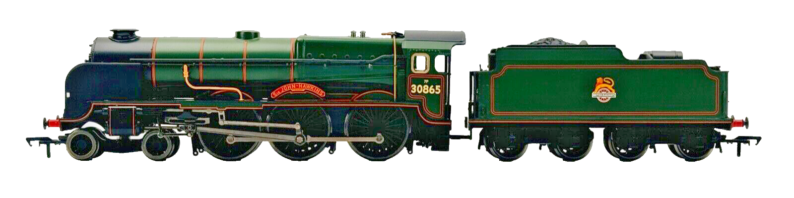 BACHMANN 00 GAUGE - 31-409 - LORD NELSON 30865 'SIR JOHN HAWKINS' BR GREEN BOXED