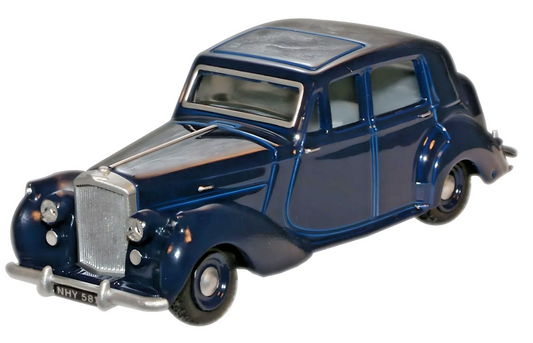 OXFORD DIECAST 1/76 SCALE - 76BN6001 - IVO PETERS BENTLEY MKVI BLUE - NEW