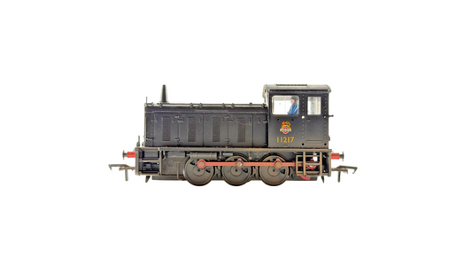 BACHMANN OO GAUGE - 31-339 - CLASS 04 DIESEL SHUNTER 11217 BR BLACK WEATHERED