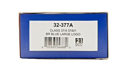 BACHMANN OO GAUGE - 32-377A - CLASS 37 DIESEL 37401 LARGE LOGO SCOTTIE DCC SOUND