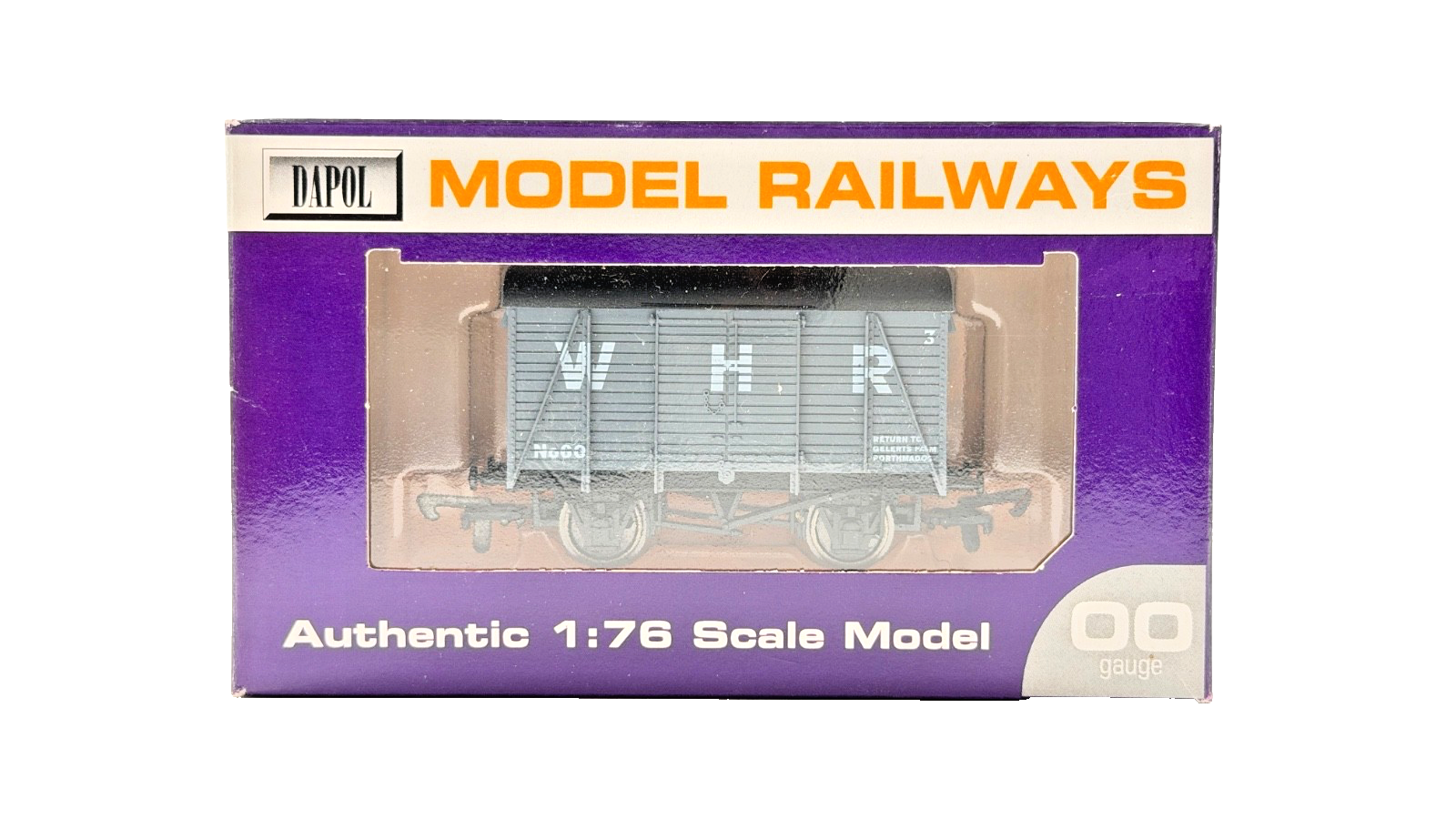DAPOL 00 GAUGE - WELSH HIGHLAND RAILWAY PORTHMADOG VENT VAN (LIMITED EDITION)