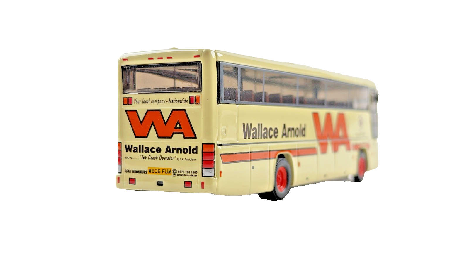 CORGI 1/76 SCALE - PLAXTON PREMIERE WALLACE ARNOLD COACH UNBOXED #2