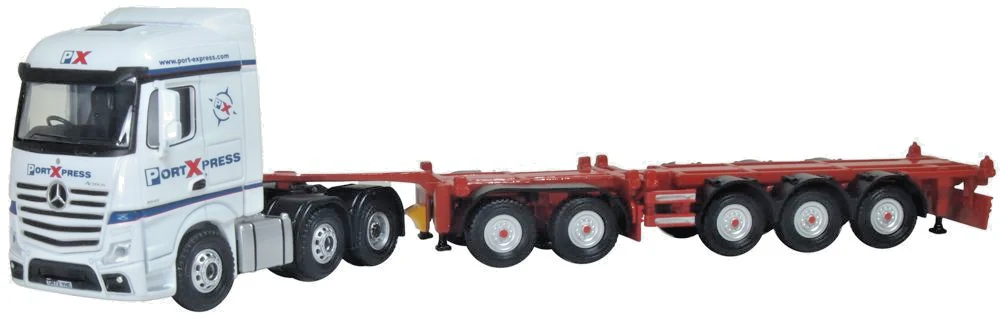 OXFORD DIECAST 1/76 SCALE - 76MB013 - MERCEDES ACTROS COMBI PORTS EXPRESS - NEW