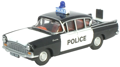 OXFORD DIECAST 1/76 SCALE - 76CRE003 - VAUXHALL CRESTA BLACK POLICE CAR - NEW