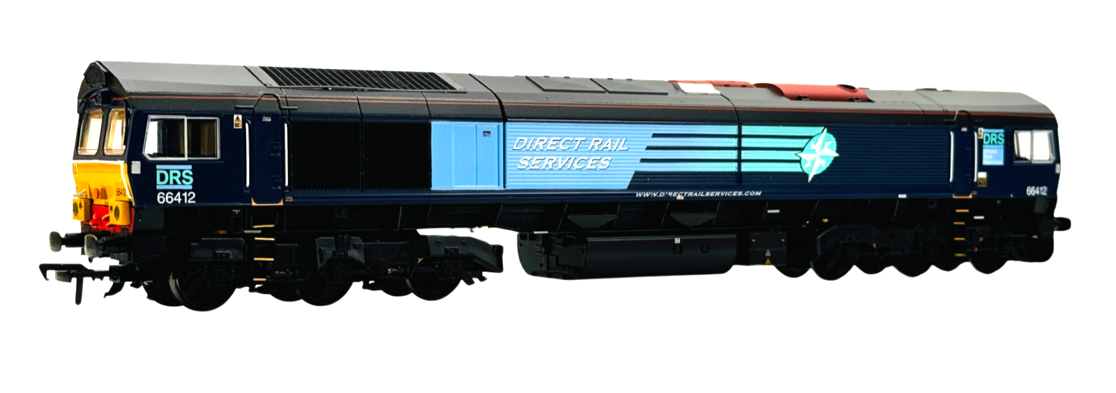 BACHMANN 00 GAUGE - 32-976DC - CLASS 66 DIESEL 66412 DIRECT RAIL SERVICES DRS