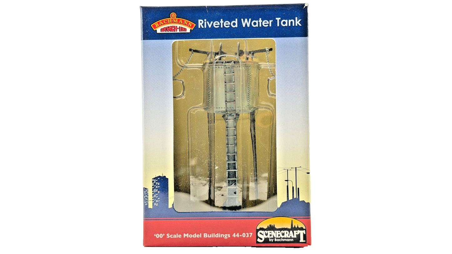 BACHMANN OO GAUGE SCENECRAFT - 44-037 - RIVETED WATER TANK - NEW