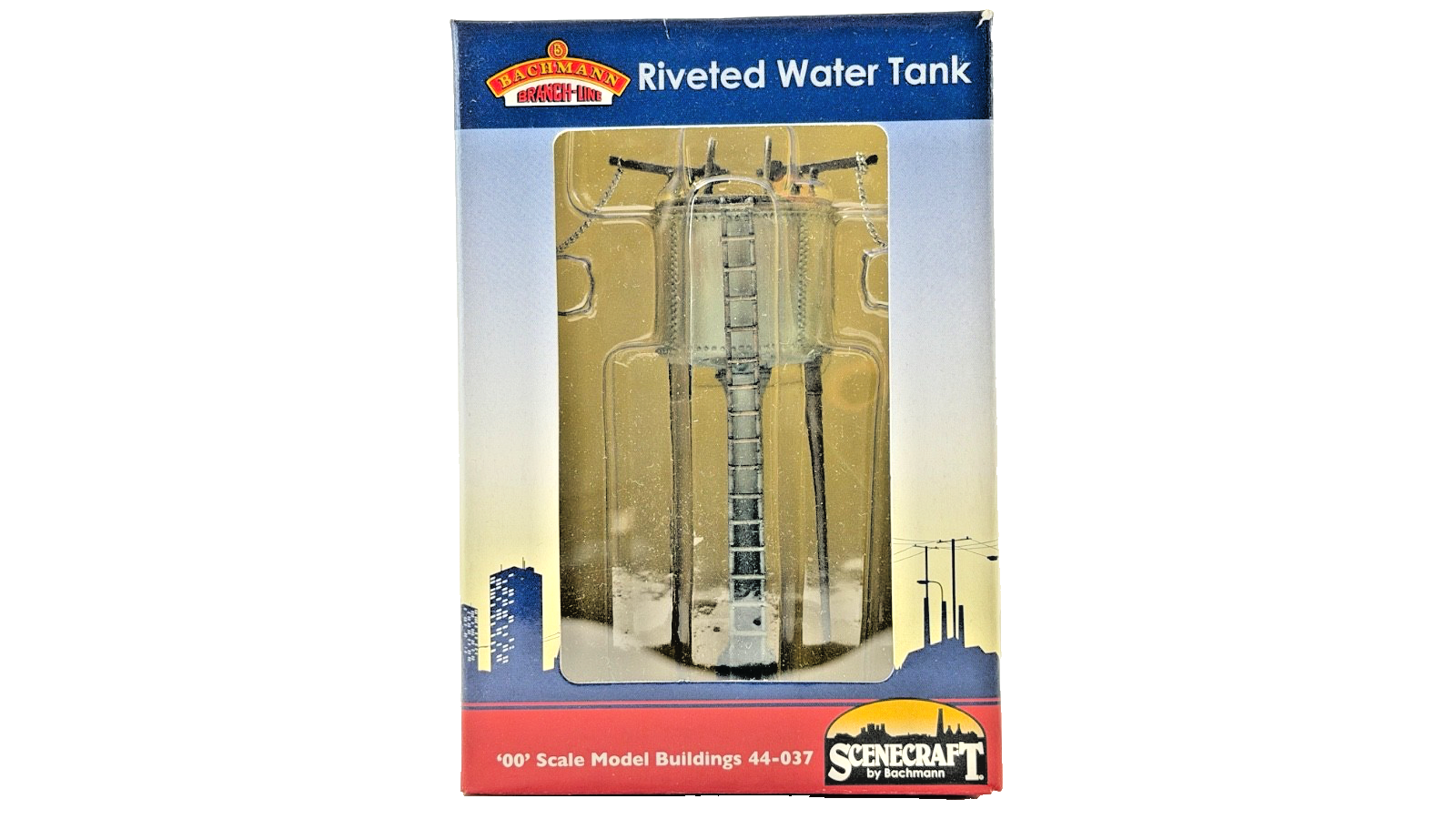 BACHMANN OO GAUGE SCENECRAFT - 44-037 - RIVETED WATER TANK - NEW