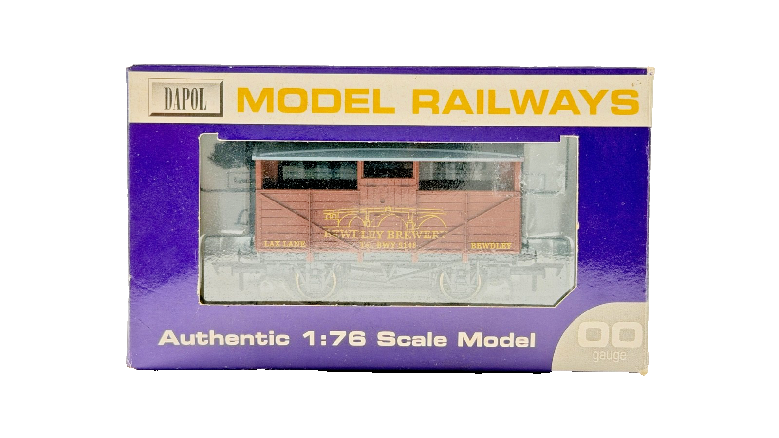 DAPOL 00 GAUGE - BEWDLEY BREWERY LAX LANE ALE WAGON (LIMITED EDITION)