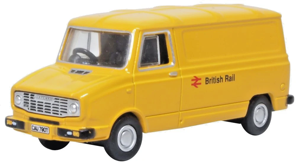 OXFORD DIECAST 1/76 SCALE - 76SHP012 - SHERPA VAN BRITISH RAIL YELLOW - NEW