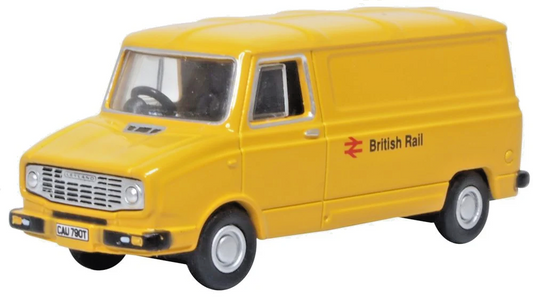 OXFORD DIECAST 1/76 SCALE - 76SHP012 - SHERPA VAN BRITISH RAIL YELLOW - NEW
