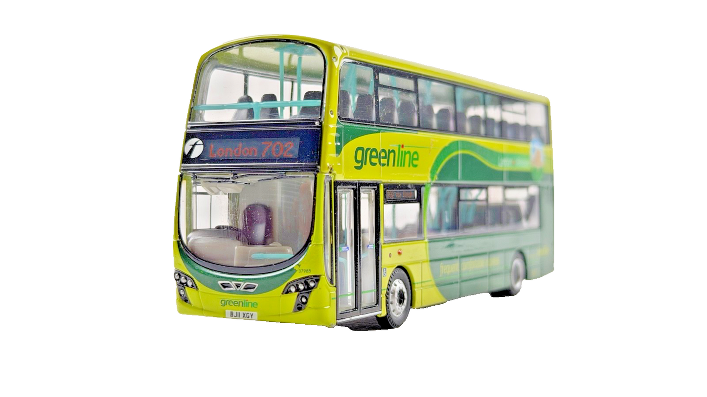 DAMAGED CORGI 1/76 SCALE - WRIGHT ECLIPSE GEMINI FIRST GREENLINE BUS UNBOXED