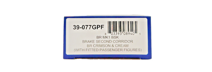 BACHMANN OO GAUGE - 39-077GPF - BR MK1 BSK BRAKE SECOND CRIMSON CREAM PASSENGERS
