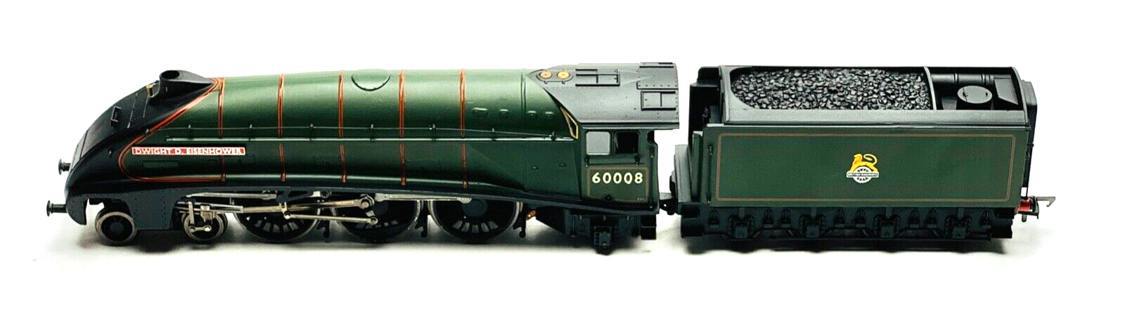 BACHMANN 00 GAUGE - BR GREEN CLASS A4 'DWIGHT D EISENHOWER' 60008 WOODEN BOXED