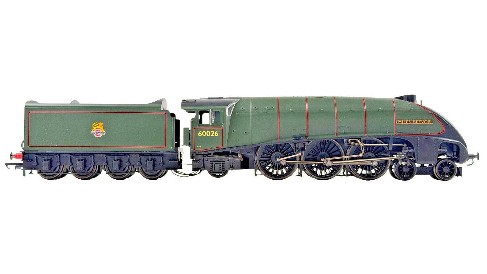 HORNBY OO GAUGE - R3522 - BR (EARLY) 4-6-2 CLASS A4 MILES BEEVOR NO.60026 BOXED