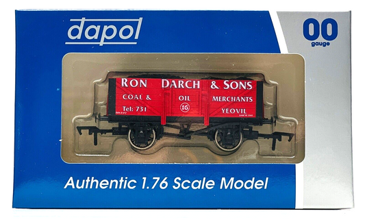 DAPOL 00 GAUGE - RON DARCH & SONS COAL OIL MERCHANTS YEOVIL 16 (BUFFERS LTD ED)