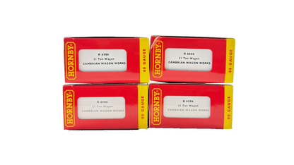 HORNBY OO GAUGE - R6586 - 21 TON WAGON CAMBRIAN WAGON WORKS CARDIFF X 4