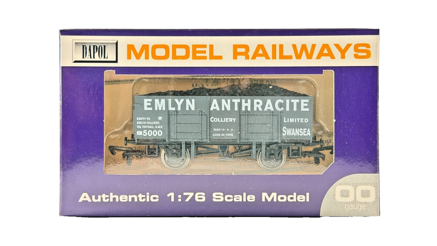 DAPOL 00 GAUGE - EMLYN ANTHRACITE COLLIERY SWANSEA WAGON 5000 (LIMITED EDITION)