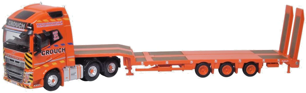 OXFORD DIECAST 1/76 SCALE - 76VOL4013 - VOLVO FH4 LOW LOADER CROUCH RECOVERY NEW