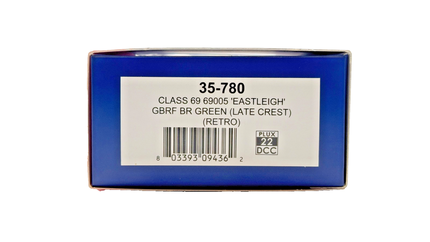 BACHMANN 00 GAUGE - 35-780 - CLASS 69 DIESEL 69005 GBRF 'EASTLEIGH' BR GREEN