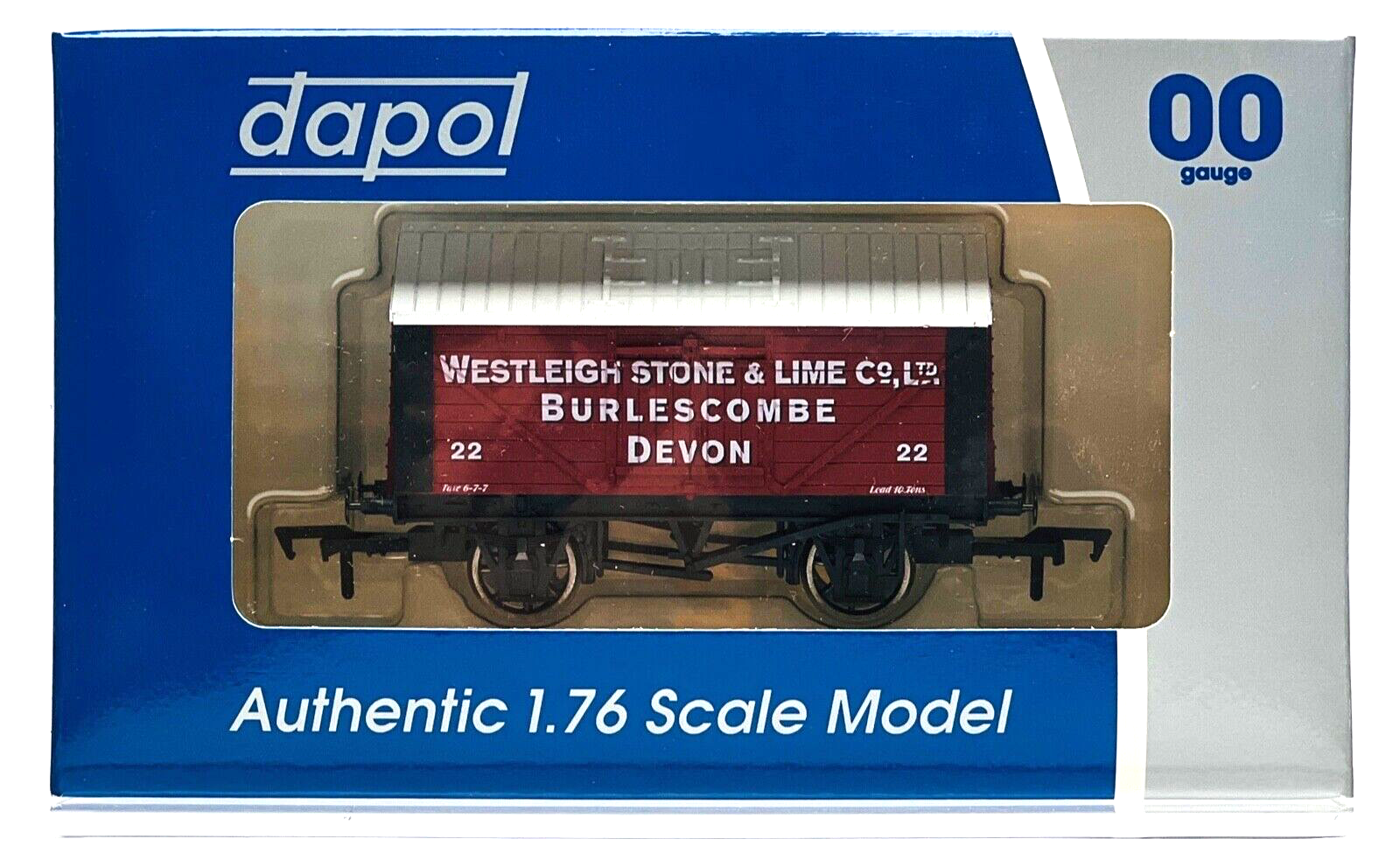 DAPOL 00 GAUGE - WESTLEIGH STONE & LIME BURLESCOMBE DEVON (BURNHAM LIMITED ED)