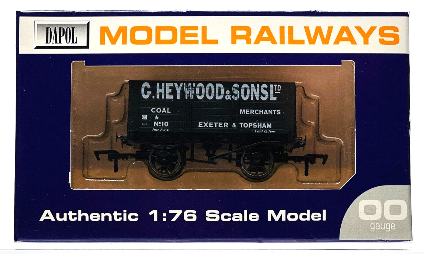 DAPOL 00 GAUGE - G. HEYWOOD & SONS COAL MERCHANTS EXETER NO.10 (BURNHAM LTD ED)