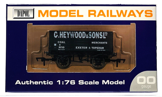 DAPOL 00 GAUGE - G. HEYWOOD & SONS COAL MERCHANTS EXETER NO.10 (BURNHAM LTD ED)