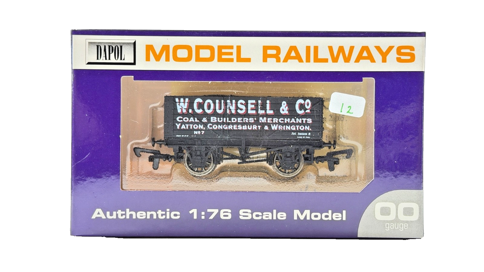 DAPOL 00 GAUGE - W. COUNSELL COAL BUILDERS MERCHANT YATTON 7 (LIMITED EDITION)