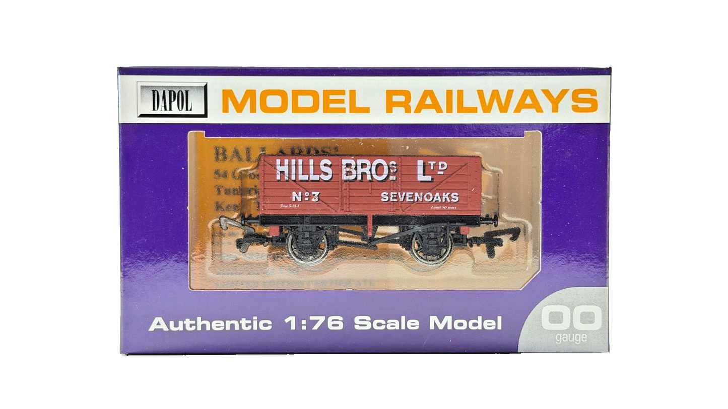 DAPOL 00 GAUGE - HILLS BROTHERS LTD OF SEVENOAKS WAGON NO.3 (LIMITED EDITION)