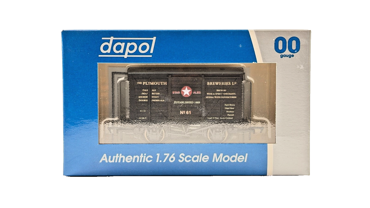 DAPOL 00 GAUGE - PLYMOUTH BREWERIES STAR ALES VENT VAN NO.61 (LIMITED EDITION)
