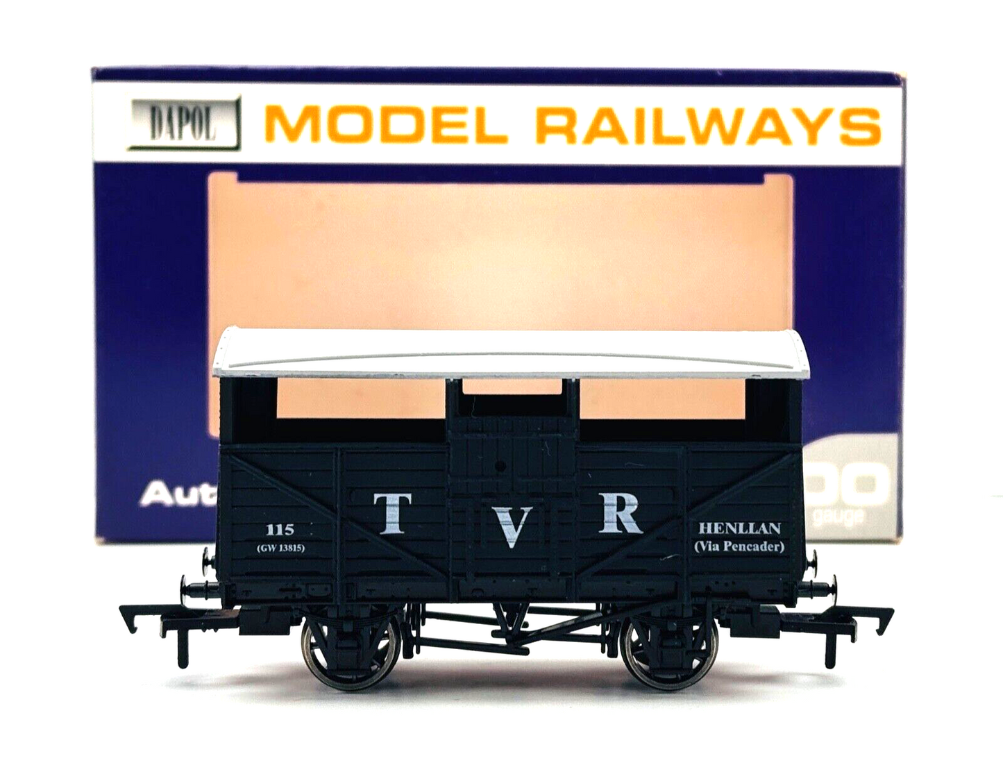 DAPOL 00 GAUGE - TEIFI VALLEY CATTLE WAGON 'TVR' 115 WEST WALES WAGON WORKS