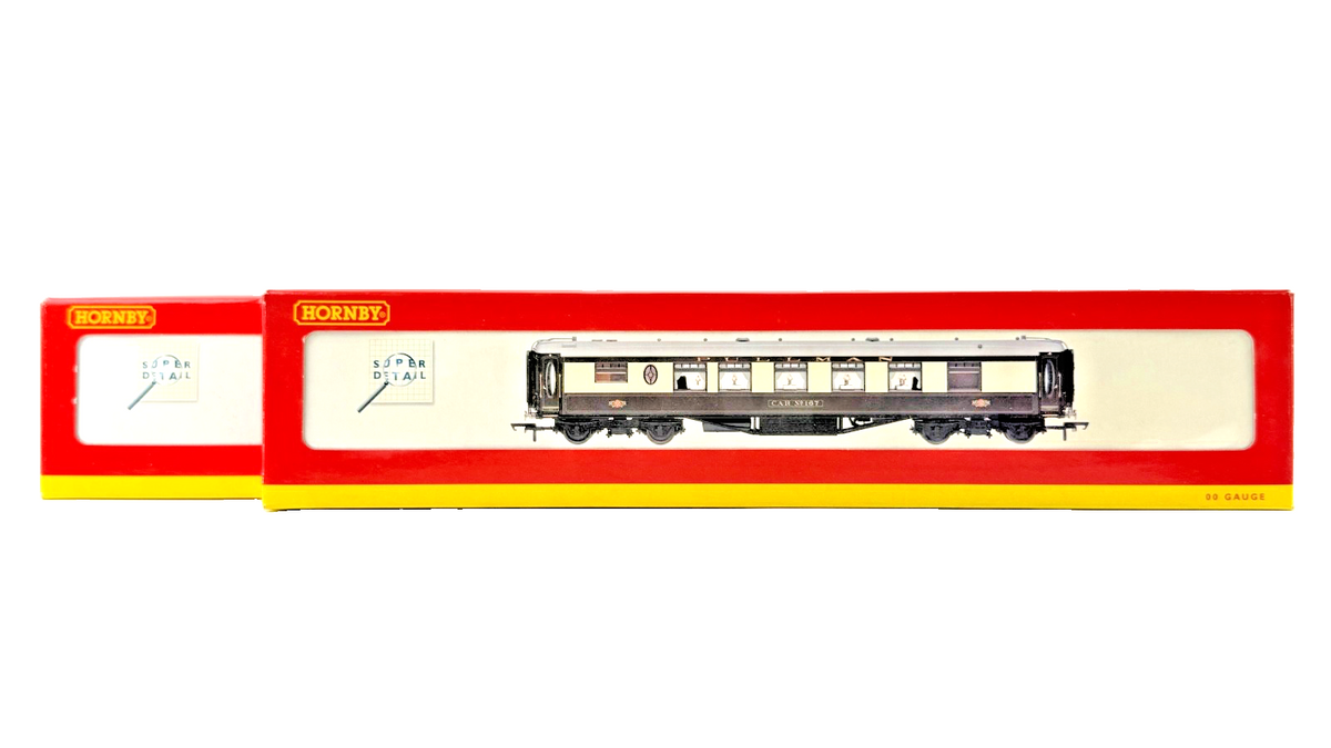 HORNBY OO GAUGE - R4164/R4165 - PULLMAN 1ST & 2ND CLASS KITCHEN CARS ARGUS & 167